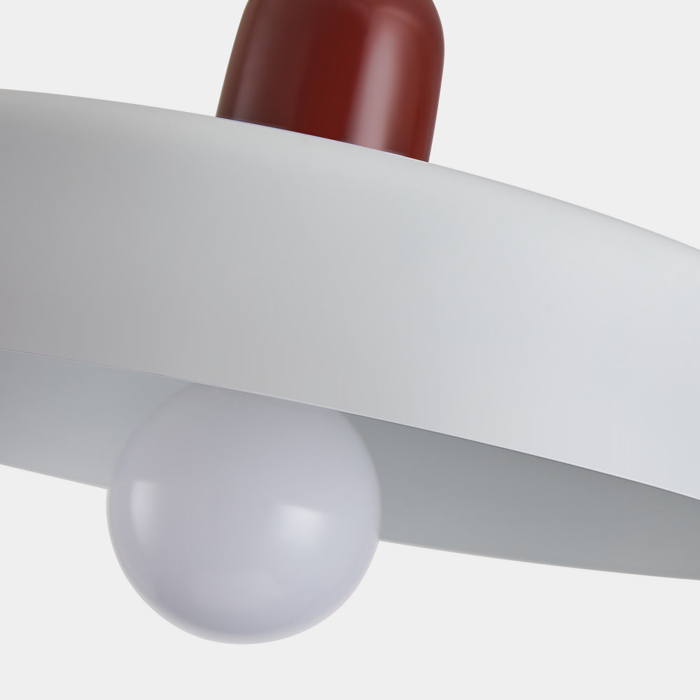 Pendellampe - Moderne designlampe i farverigt jern til spisebordet, køkkenet eller stuen.