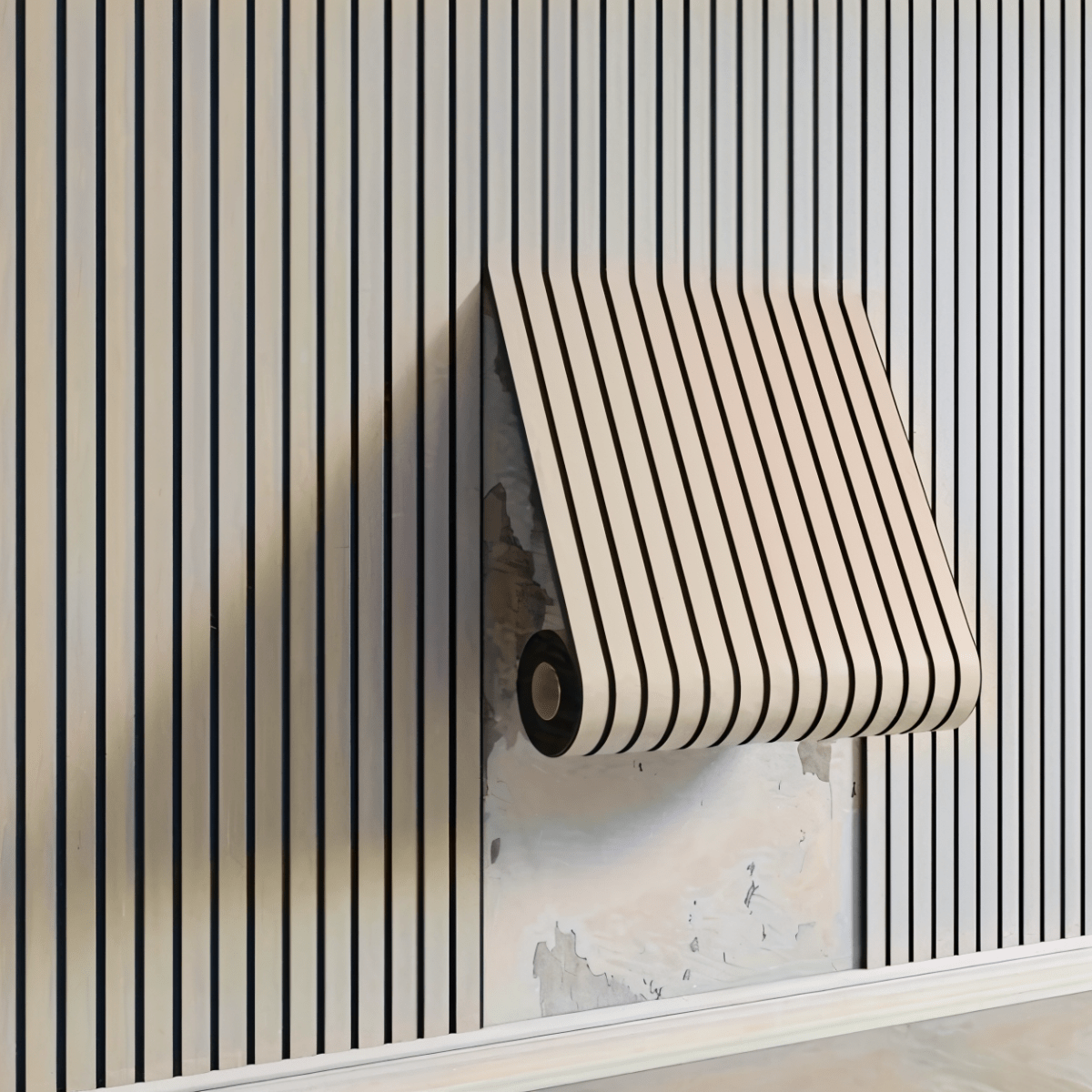 3D-wandpaneel – houtlook, zelfklevend ontwerp voor de slaapkamer of woonkamer