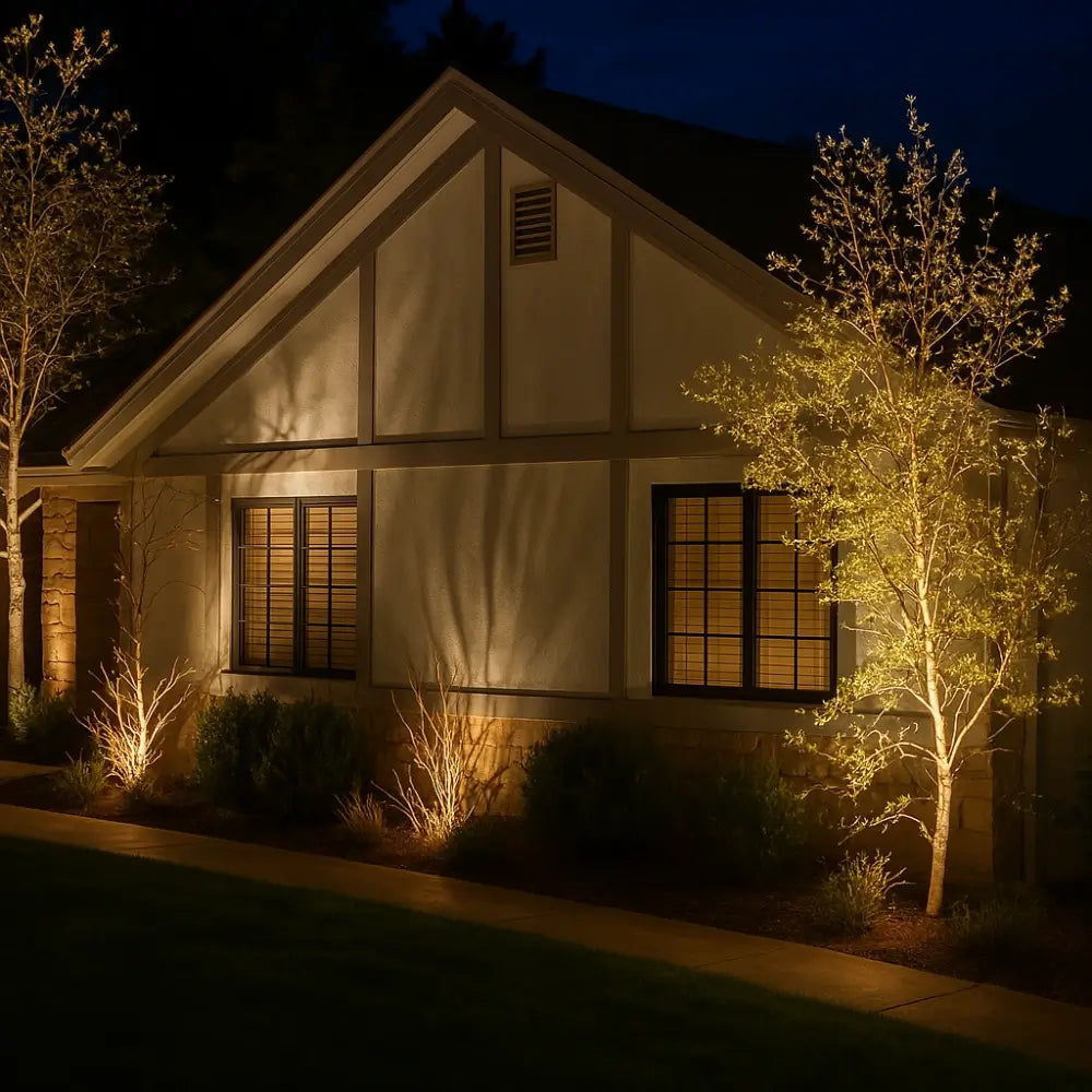 Solar-Powered Garden Spotlights – Multicolor, Adjustable Design for Garden, Patio, or Driveway