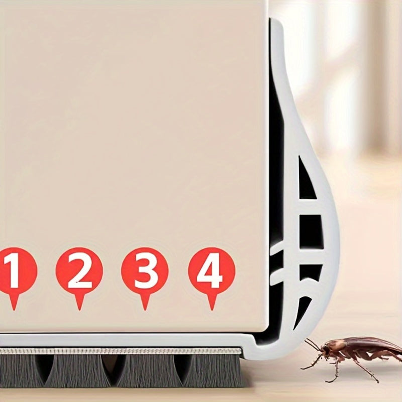 Dørstopper – Justerbar grå polyester til energieffektiv isolering og lydbeskyttelse i hjemmet