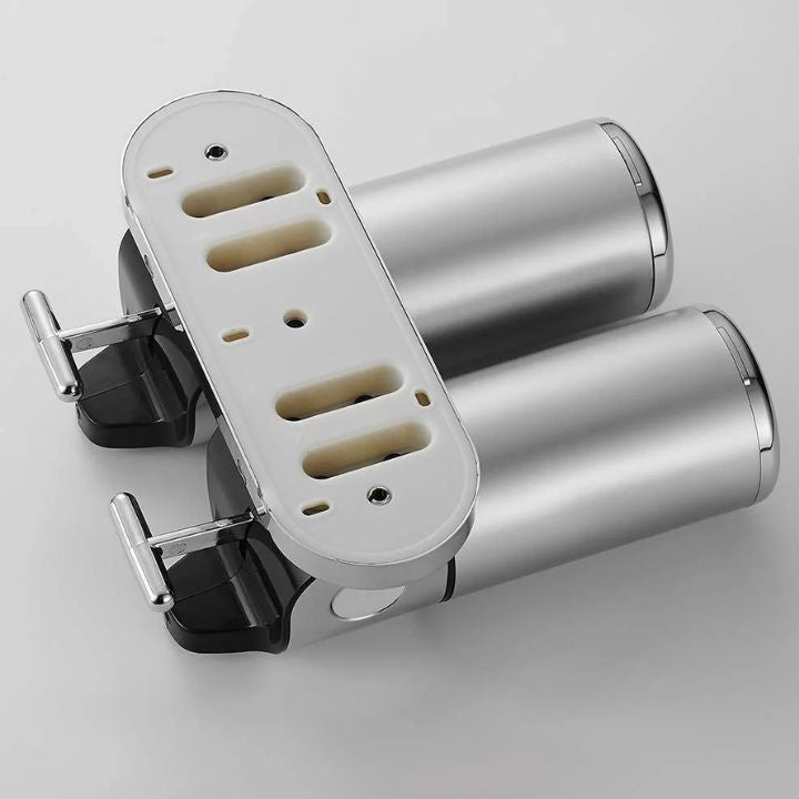 Væghængt Sæbedispenser – Rustfrit Stål, Moderne Sølv til Badeværelse eller Køkken