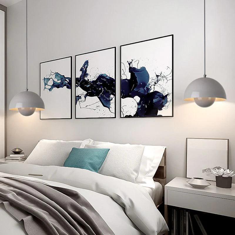 Hængelampe – Mat Sort, Skandinavisk Design til Spisebord eller Stue