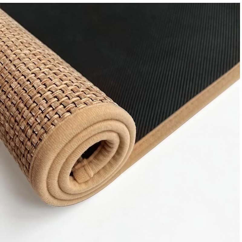 Vævet Køkkenmåtte – Grå, Skandinavisk Design med Antiskrid Gummibund til Moderne Køkkenindretning