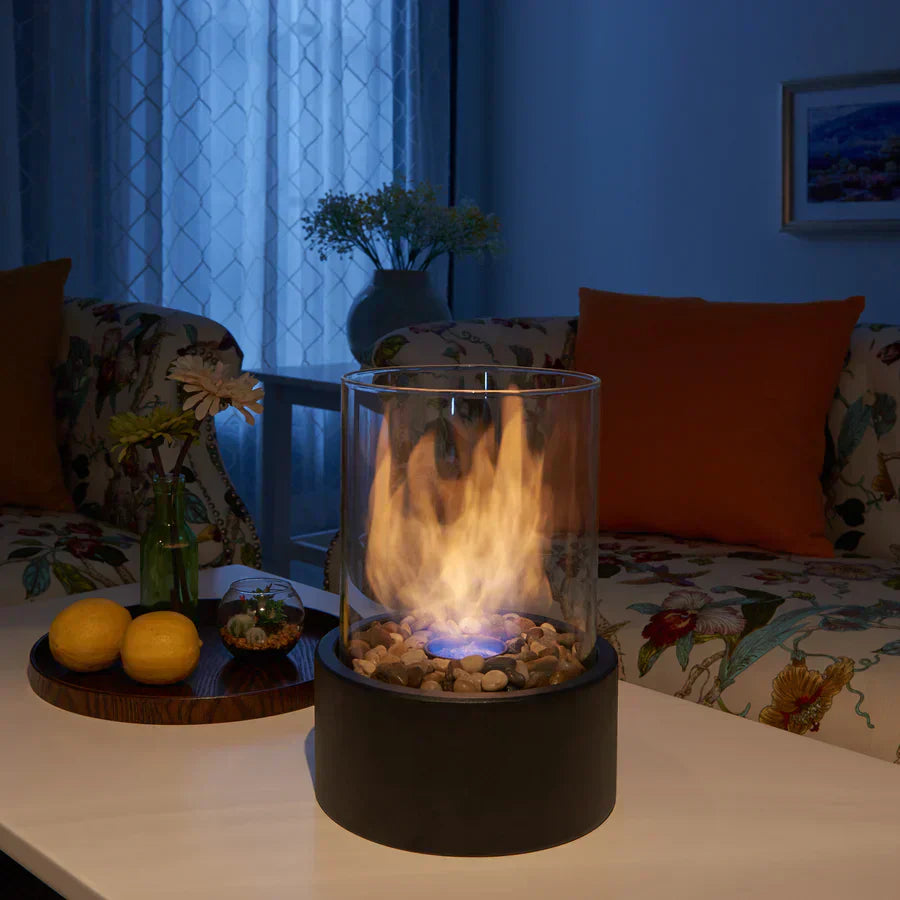 Tafelhaard – Rookvrij glas en roestvrij staal, modern design voor binnen- en buitengebruik