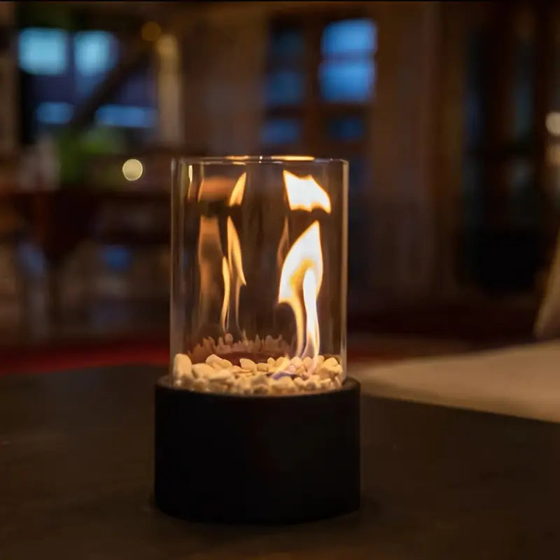 Tafelhaard – Rookvrij glas en roestvrij staal, modern design voor binnen- en buitengebruik