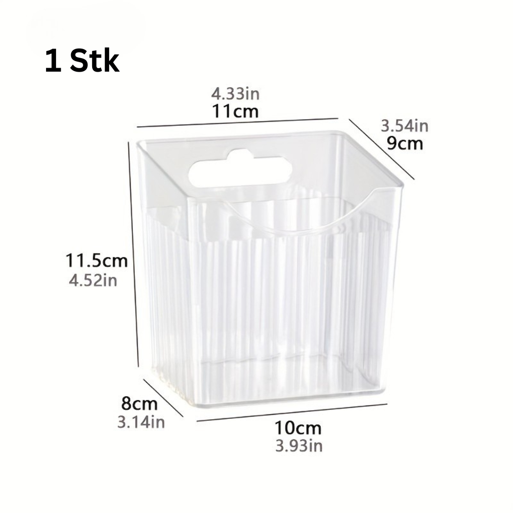 Badeværelsesvæghylde – Moderne plastik, multifunktionel og dekorativ til tandbørster og kosmetik