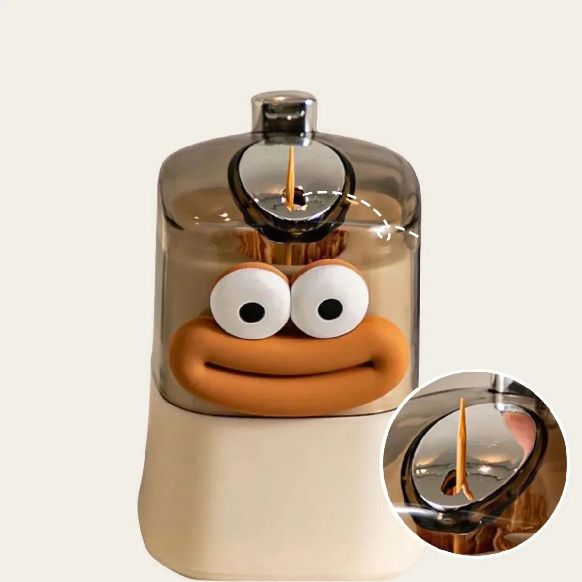 Automatische tandenstokerdispenser – Compact en creatief ontwerp voor in de keuken of aan de eettafel