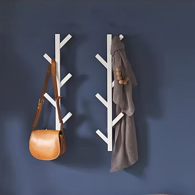 Wall-mounted Clothes Rack – Elegant Metal with Gold-colored Pipes for Bedroom or Office