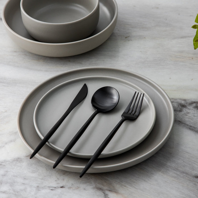 Minimalist cutlery set – Stainless steel, elegant design for any table setting