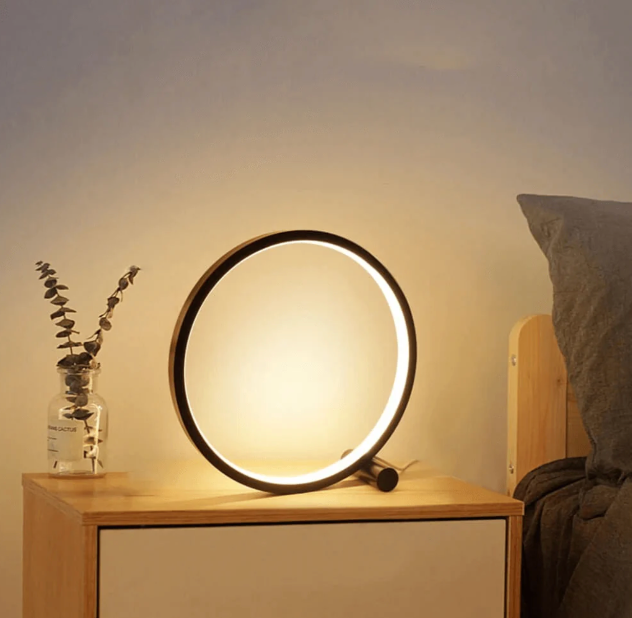 LED-tafellamp – aluminium en acryl, minimalistisch ontwerp met dimbare touchbediening voor in de woonkamer of op kantoor