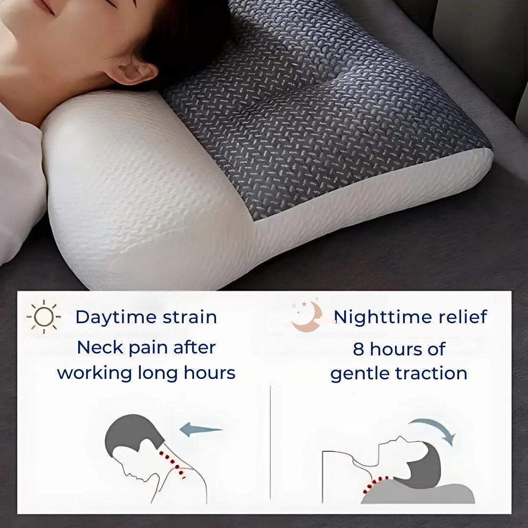 Ortopædiske Nakkepuder – Justerbare, Hvide for Forbedret Søvnkvalitet og Støtte