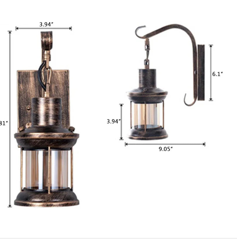 Industriel pendellampe – sort metal, robust design til værksted eller garage