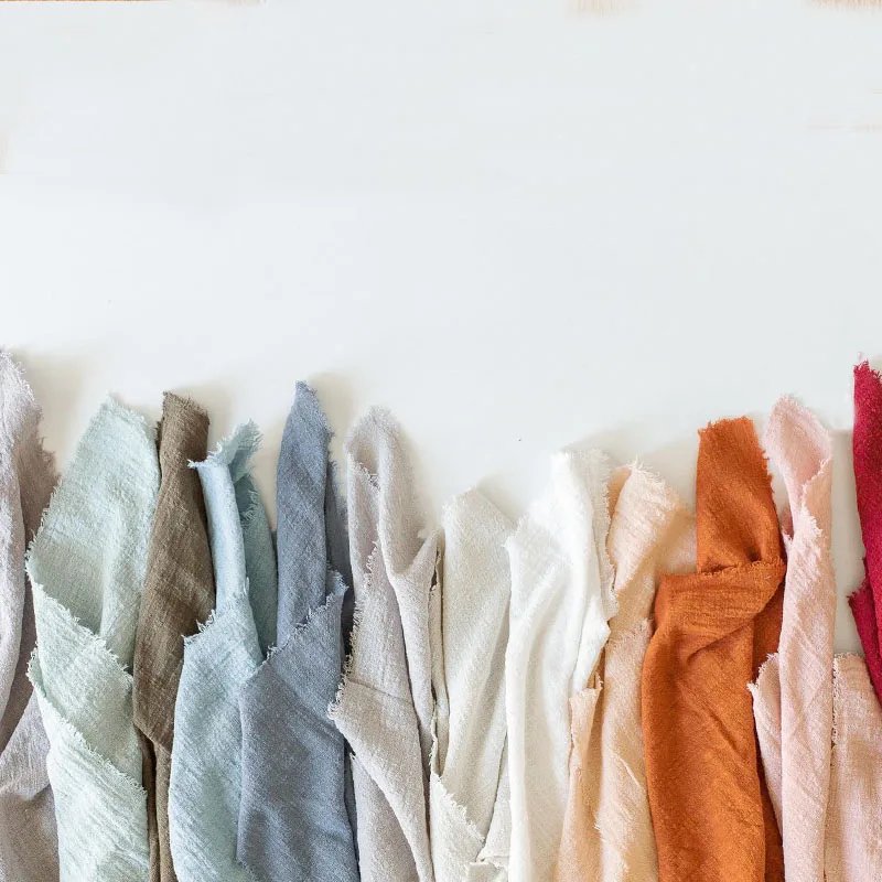 Rustikke Bomuldsservietter – Naturlige, Neutrale til Borddækning ved Bryllupper eller Spisesteder