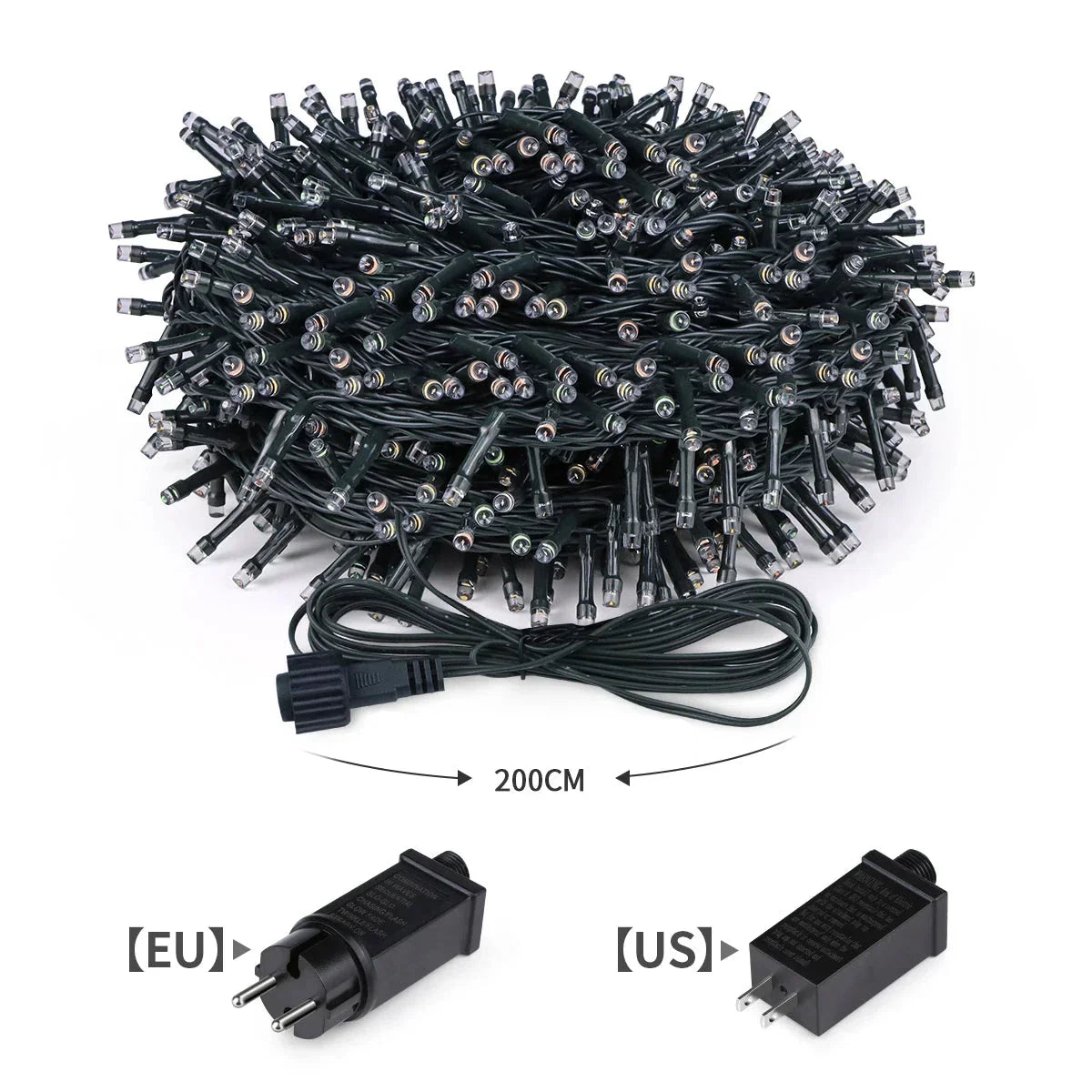 LED Lyskæder – Vandtæt, Varm Hvidt Lys til Have og Ude Belysning ved Fester og Dekoration