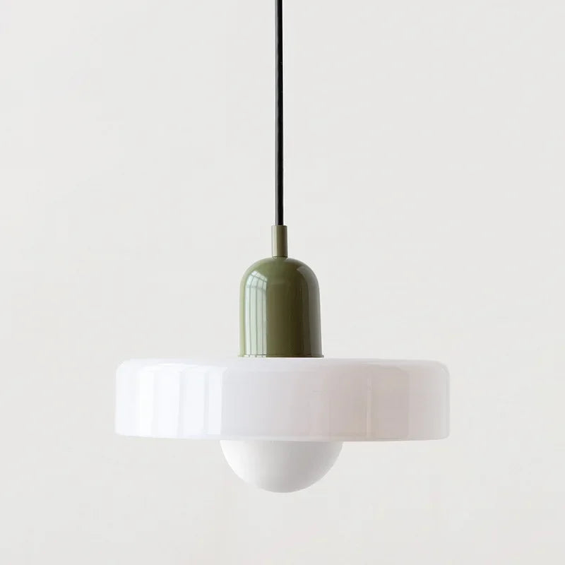 Glass Pendant Lamp – Elegant Flowerpot Style for Atmospheric Lighting in the Dining Room or Bedroom
