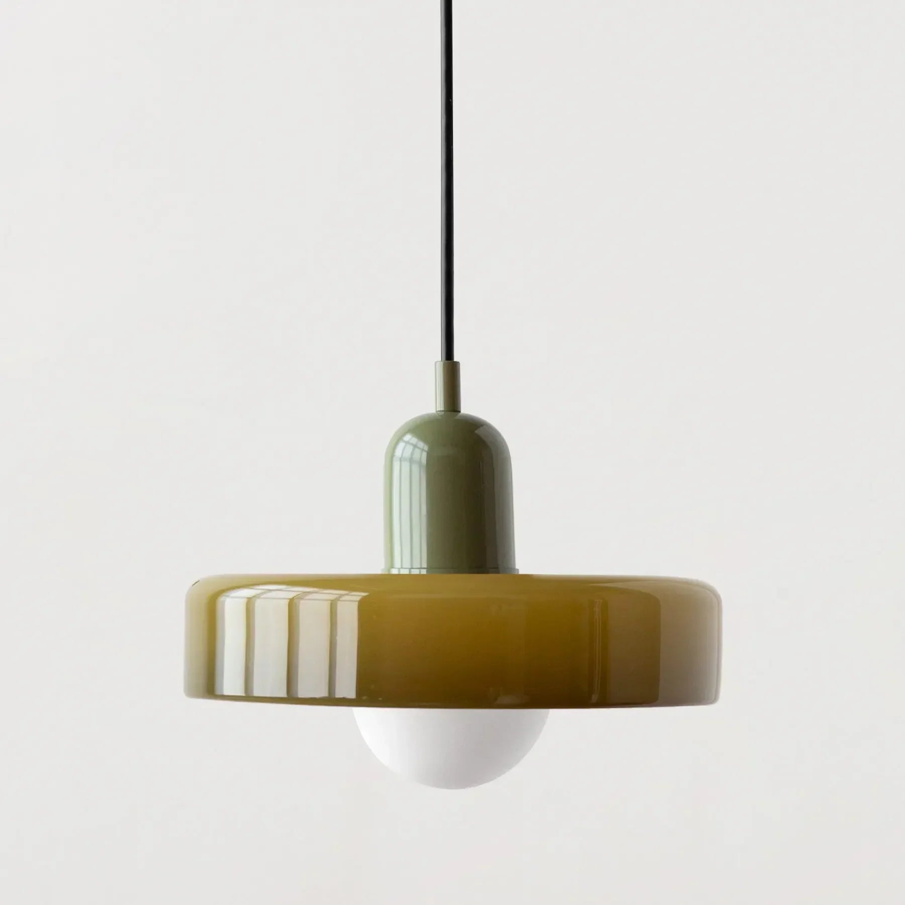 Glass Pendant Lamp – Elegant Flowerpot Style for Atmospheric Lighting in the Dining Room or Bedroom