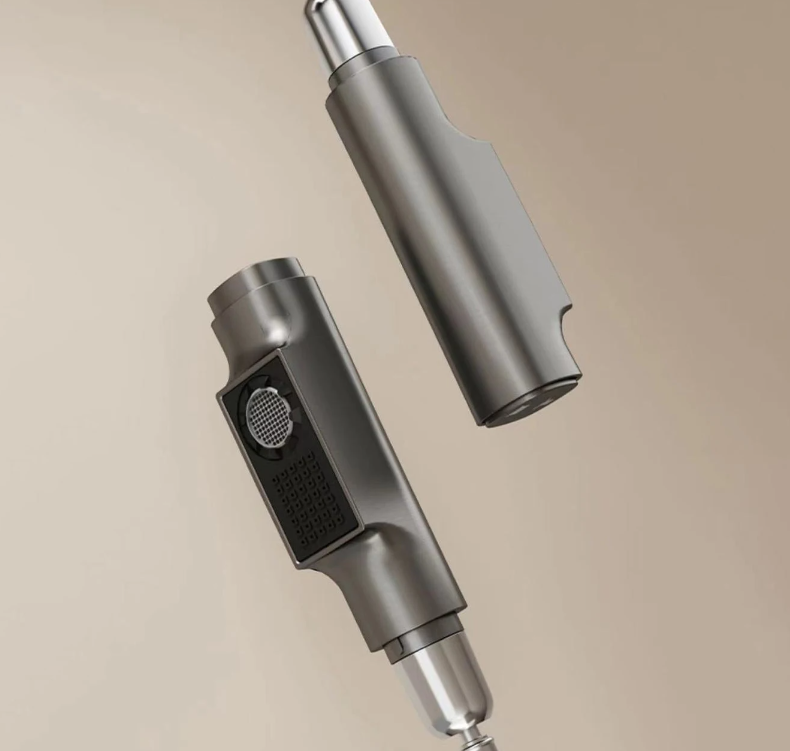 Smart Køkken- og Badeværelsesarmatur – Moderne Design med Digital Temperaturvisning og 360° Drejefunktion