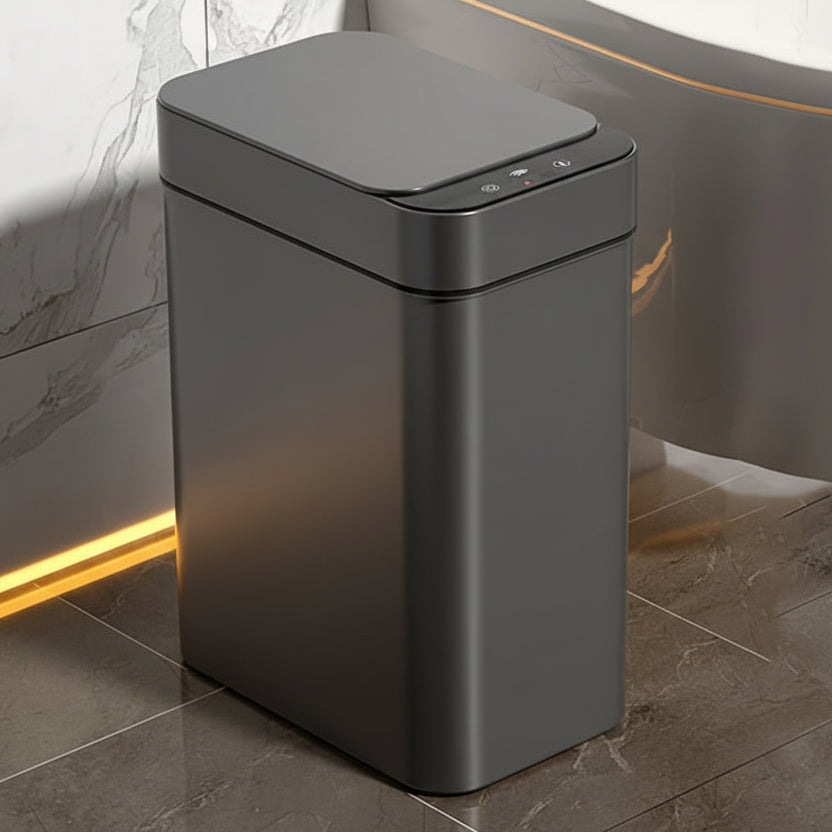 Automatische prullenbak – Zwart, met sensorbediening voor in de keuken, badkamer of op kantoor