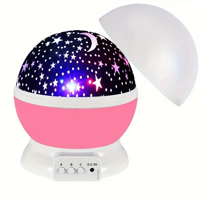 360° Galax-projector – blauw/roze, modern design voor de slaapkamer of kinderkamer