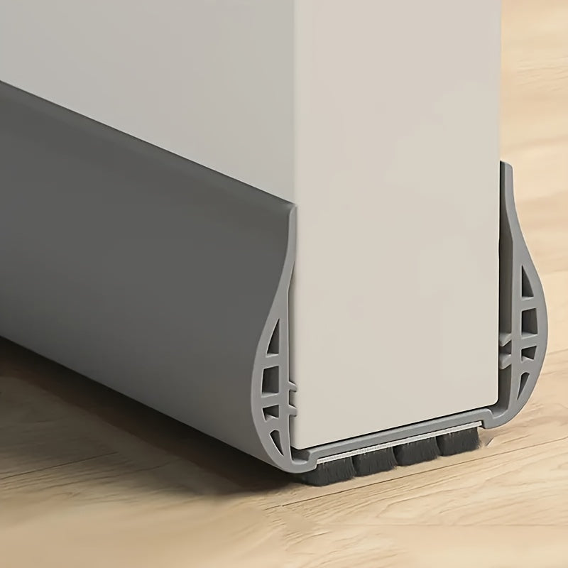 Dørstopper – Justerbar grå polyester til energieffektiv isolering og lydbeskyttelse i hjemmet