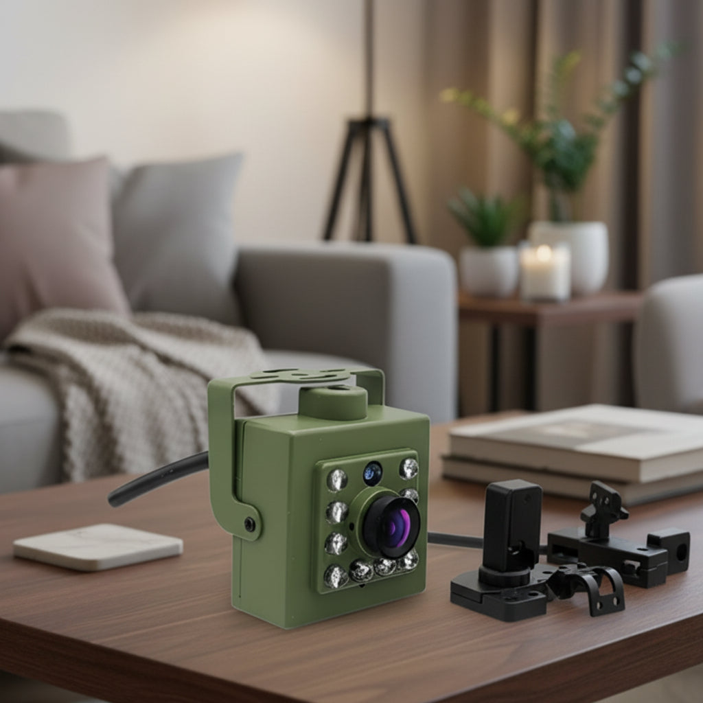 WLAN Fugle Kamera – Grøn, Vejrbestandig 1080p HD til Naturobservation og Redeovervågning indendørs eller udendørs