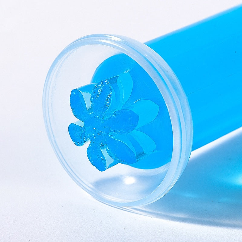 Bloemengel Toiletrengøringsmiddel & Luftfrisker – Biologisk Nedbrydelig Gel, Blomsterduft til Badeværelseshygiejne og Friskhed