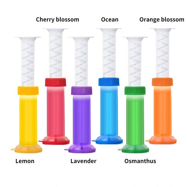 Bloemengel Toiletrengøringsmiddel & Luftfrisker – Biologisk Nedbrydelig Gel, Blomsterduft til Badeværelseshygiejne og Friskhed