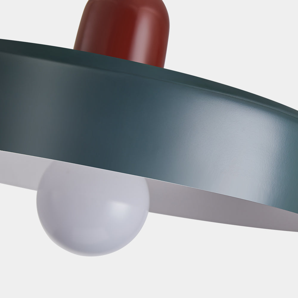 Pendellampe - Moderne designlampe i farverigt jern til spisebordet, køkkenet eller stuen.