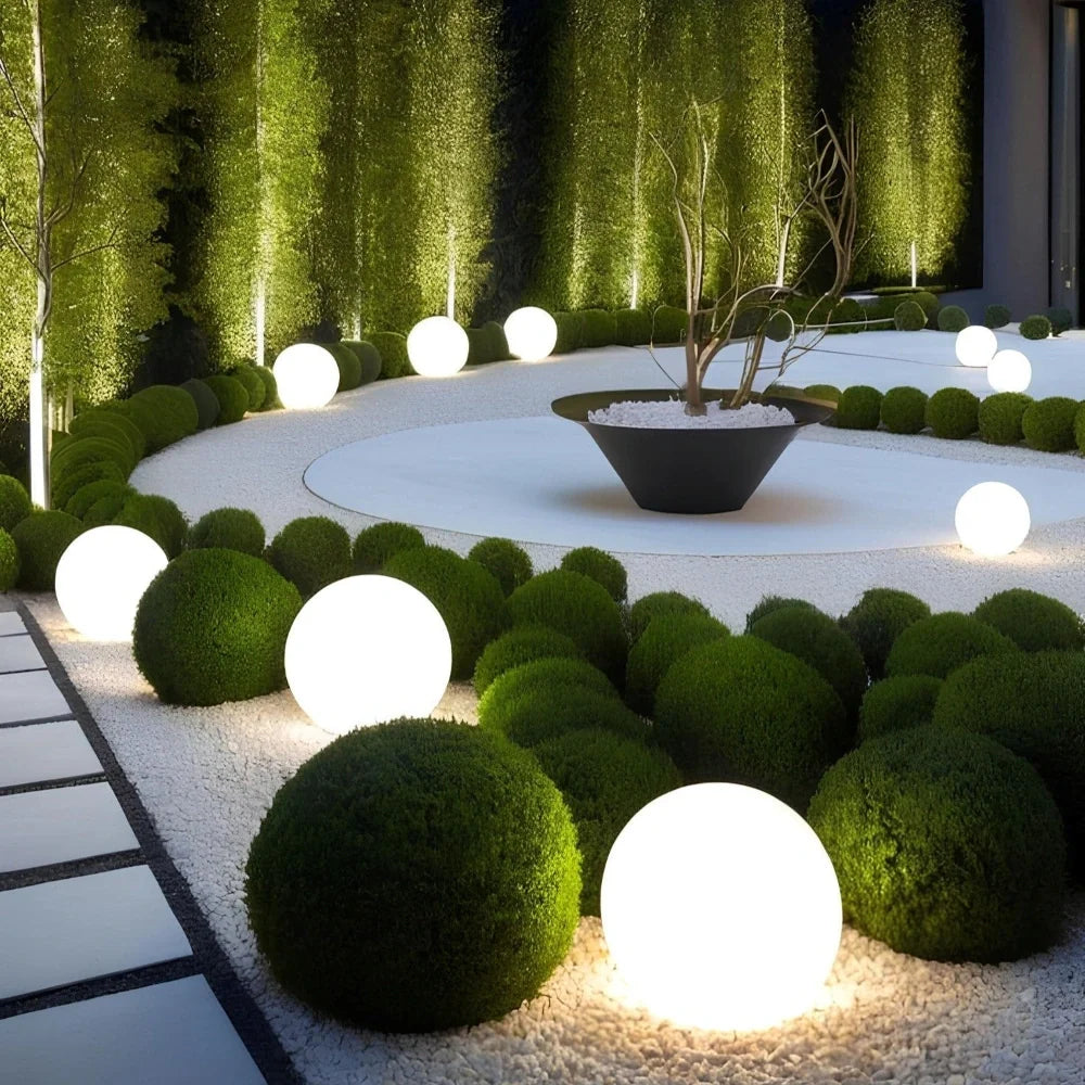 Spherical Garden Lamp – Weatherproof, 16 Colors with Remote Control for Outdoor and Indoor Decoration
