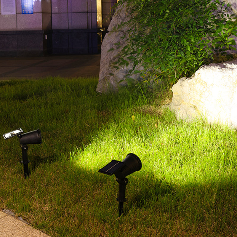 Solar-Powered Garden Spotlights – Multicolor, Adjustable Design for Garden, Patio, or Driveway