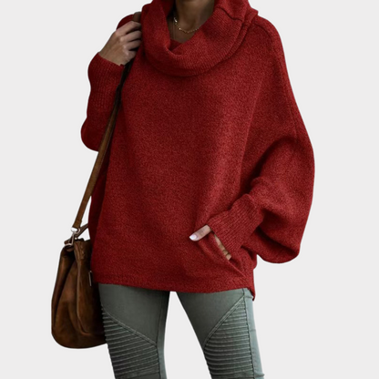 Dames Oversized Batwing Trui – Vleermuismouwen, Casual voor Herfst/Winter