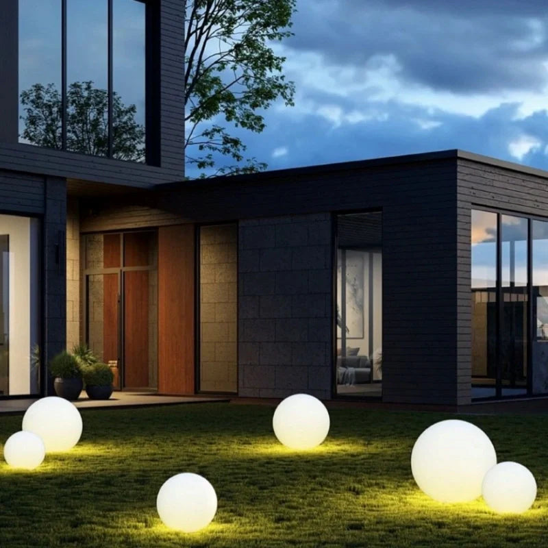 Spherical Garden Lamp – Weatherproof, 16 Colors with Remote Control for Outdoor and Indoor Decoration