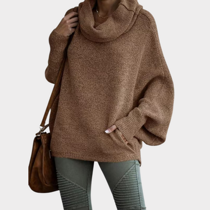 Dames Oversized Batwing Trui – Vleermuismouwen, Casual voor Herfst/Winter