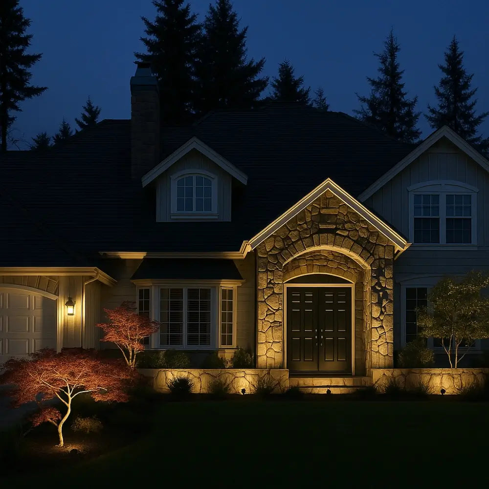 Solar-Powered Garden Spotlights – Multicolor, Adjustable Design for Garden, Patio, or Driveway