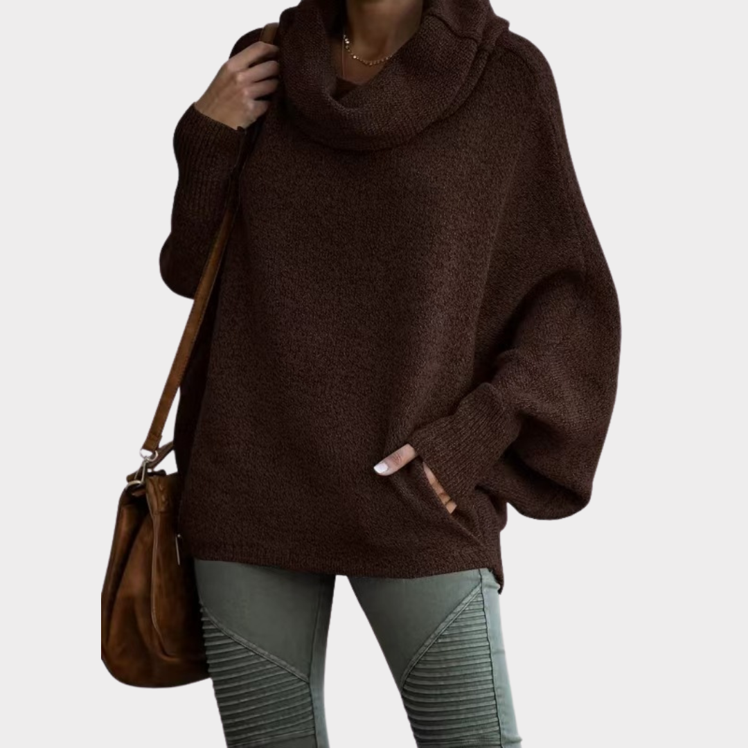 Dames Oversized Batwing Trui – Vleermuismouwen, Casual voor Herfst/Winter