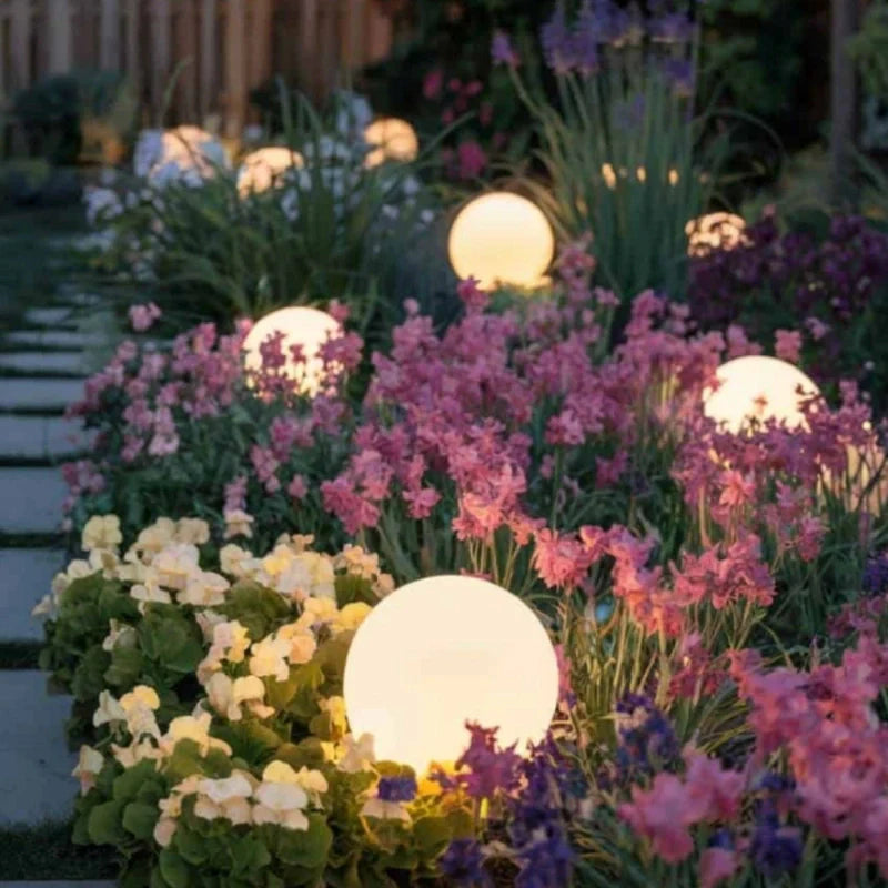 Spherical Garden Lamp – Weatherproof, 16 Colors with Remote Control for Outdoor and Indoor Decoration