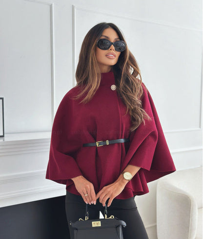 Dames Oversized Cape Top met Vleermuismouwen – Wijdvallend, Casual