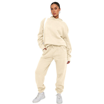 Dames Tweedelig Trainingspak – Hoodie en Joggingbroek Set, voor Sport, Thuis en Sportschool
