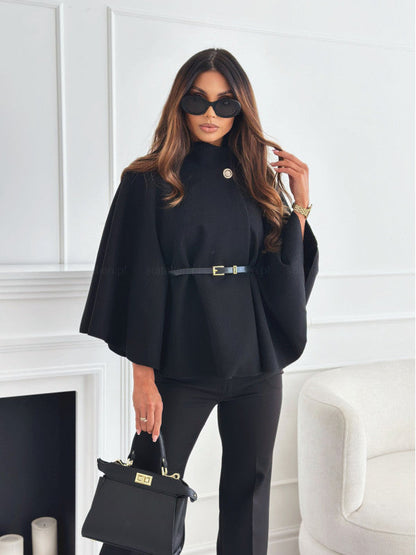 Dames Oversized Cape Top met Vleermuismouwen – Wijdvallend, Casual