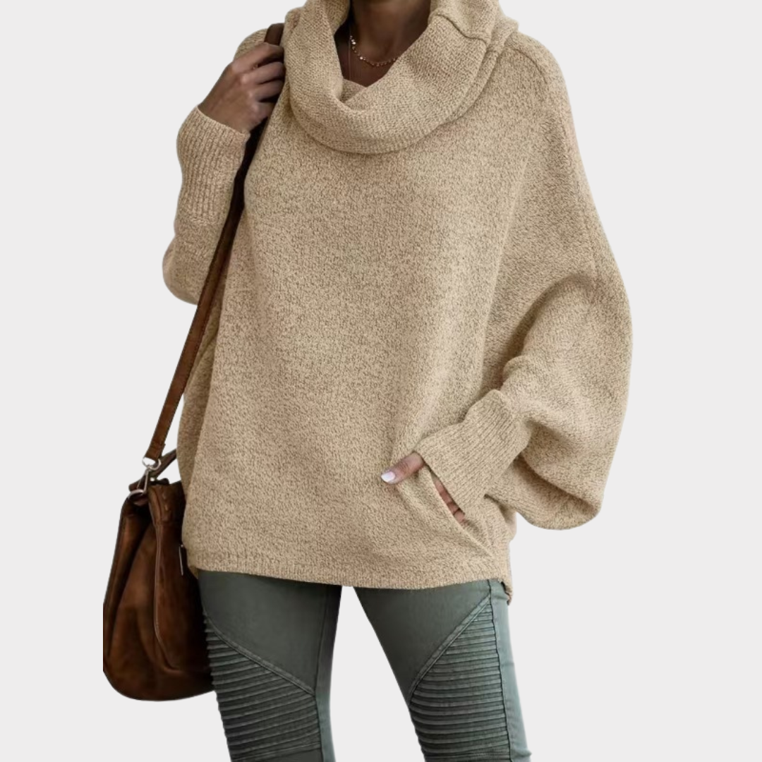 Dames Oversized Batwing Trui – Vleermuismouwen, Casual voor Herfst/Winter