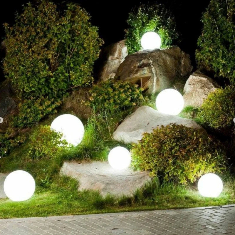 Spherical Garden Lamp – Weatherproof, 16 Colors with Remote Control for Outdoor and Indoor Decoration
