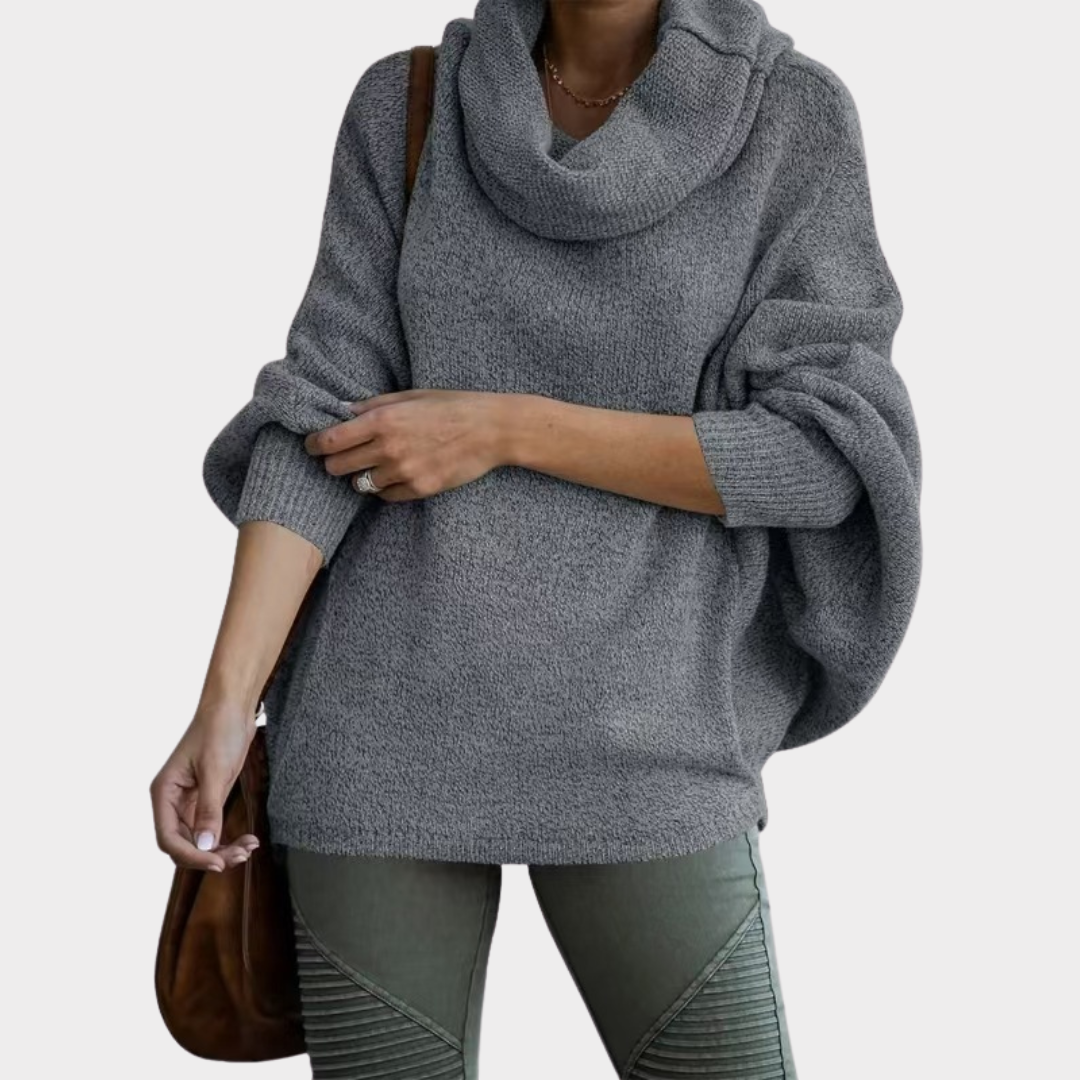 Dames Oversized Batwing Trui – Vleermuismouwen, Casual voor Herfst/Winter