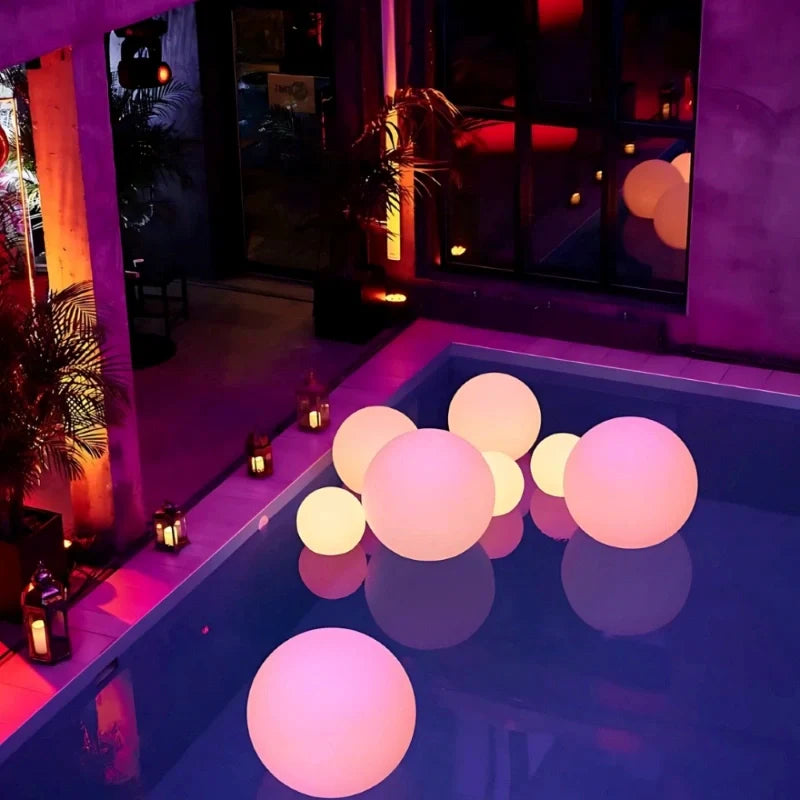 Spherical Garden Lamp – Weatherproof, 16 Colors with Remote Control for Outdoor and Indoor Decoration