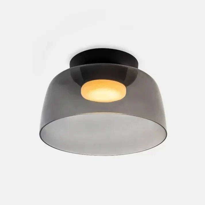 Skandinavisk Glas Loftlampe – Moderne Design med Tre-farvet LED til Stue eller Spisestue
