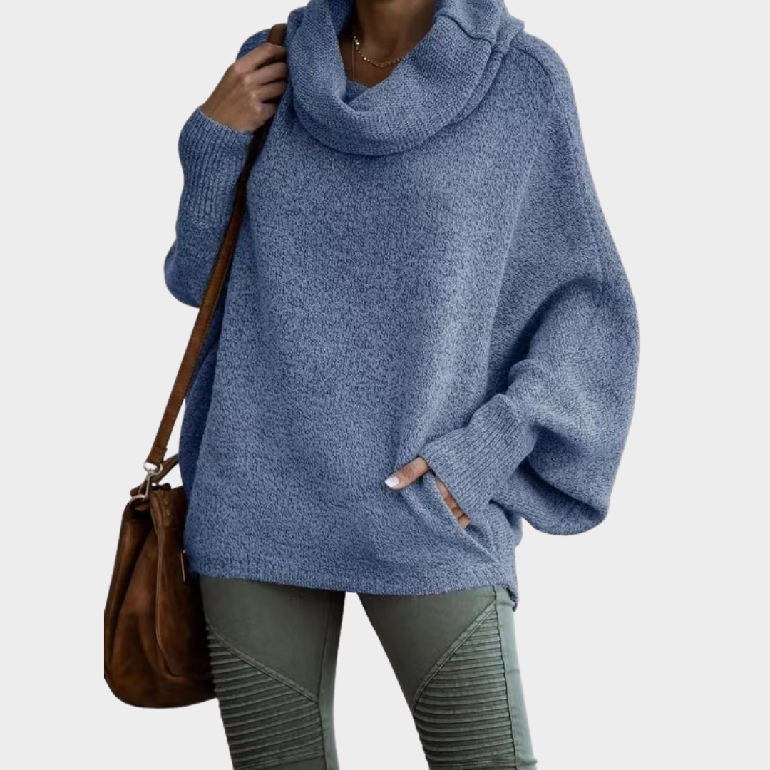 Dames Oversized Batwing Trui – Vleermuismouwen, Casual voor Herfst/Winter