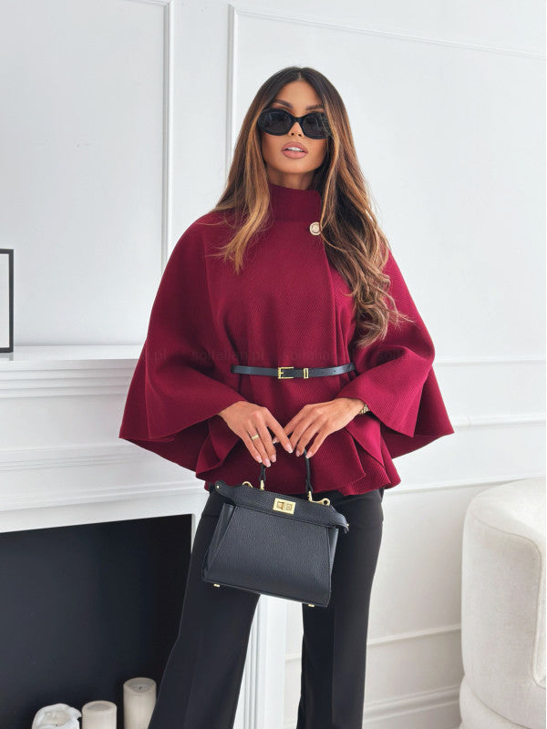Dames Oversized Cape Top met Vleermuismouwen – Wijdvallend, Casual