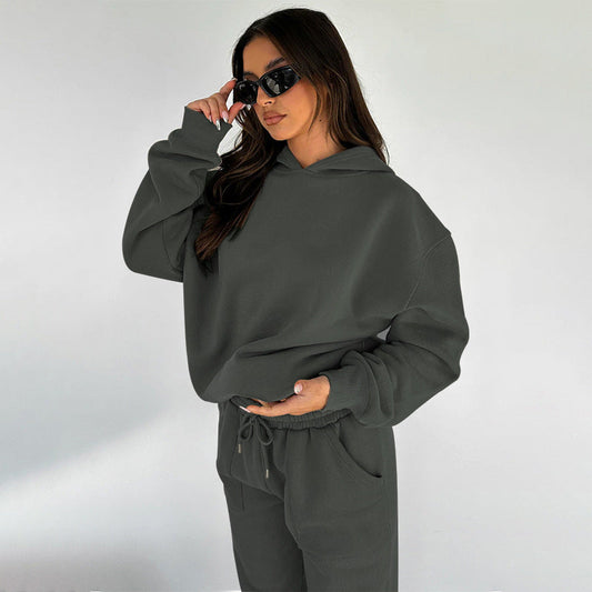 Dames Tweedelig Trainingspak – Hoodie en Joggingbroek Set, voor Sport, Thuis en Sportschool