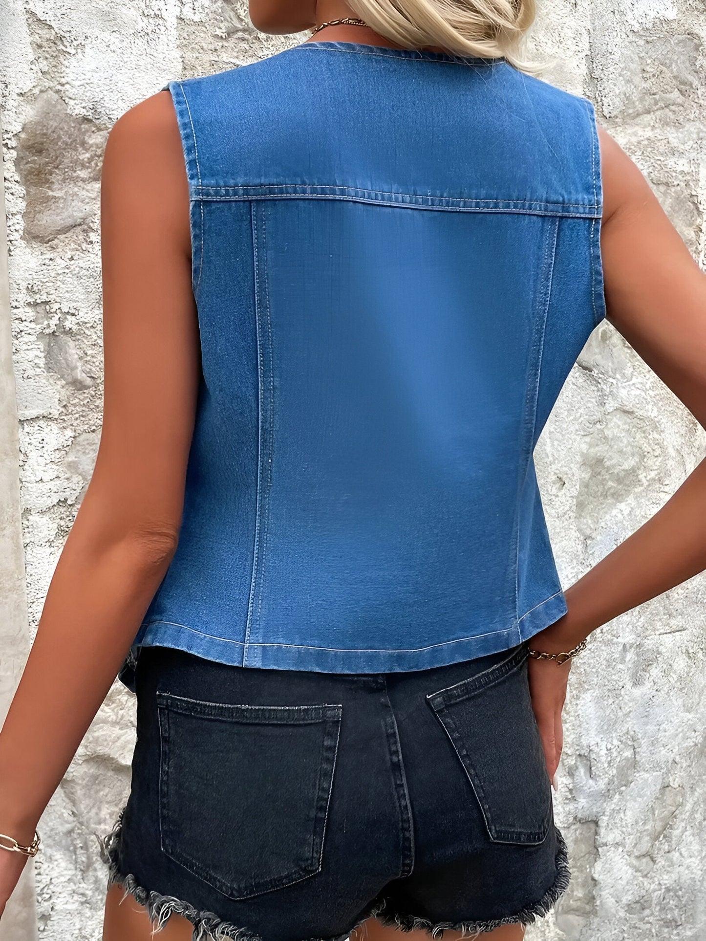 Dames Mouwloos Vest – Gilet voor Zakelijk en Casual