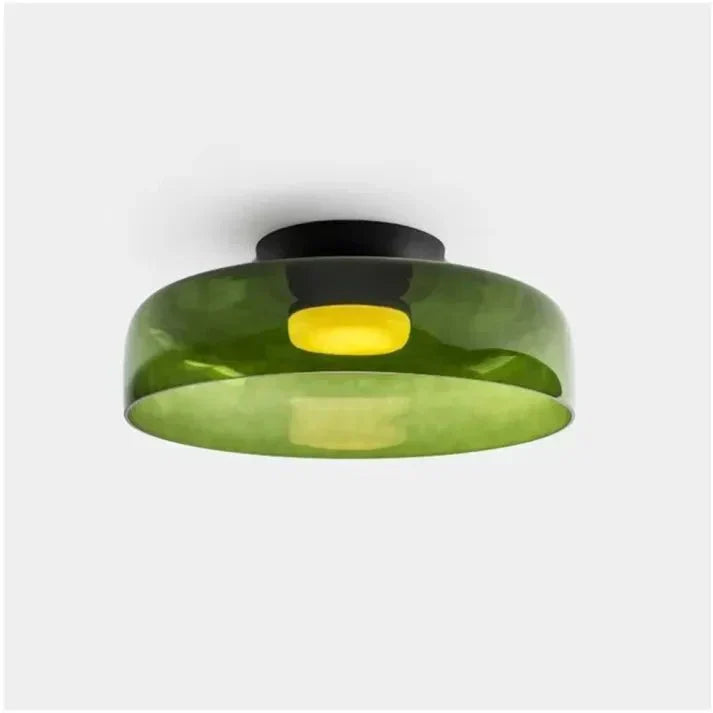 Skandinavisk Glas Loftlampe – Moderne Design med Tre-farvet LED til Stue eller Spisestue
