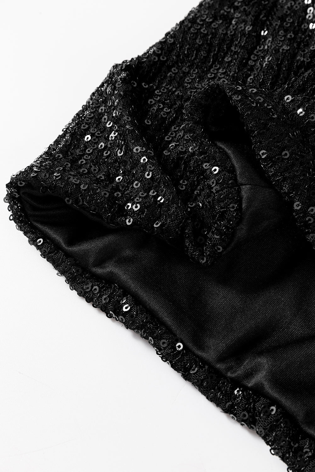 Dames Pailletten Jasje – Zwart, Feestjasje voor Party, Avondkleding en Uitgaan